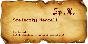 Szeleczky Marcell névjegykártya